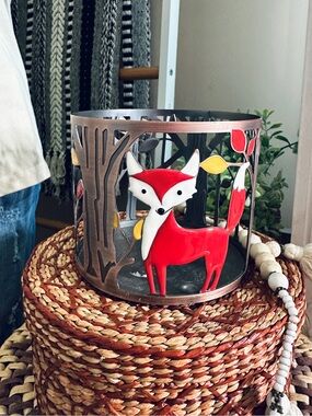 Bath & Body Works Fox Woodland Fall 3-Wick Candle Holder Sleeve